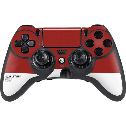 Scarlet Red PlayStation PS4 Skins