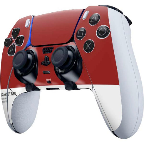 Scarlet Red PS5 DualSense Edge Pro Controller Skin