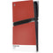 Scarlet Red PS5 Pro Console Skin