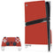 Scarlet Red PS5 Pro Disk Bundle Skin