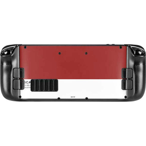 Scarlet Red Steam Deck Handheld Gaming Computer Skin