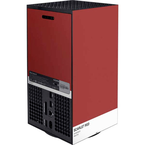 Scarlet Red XBox Series X Digital Edition Bundle Skin