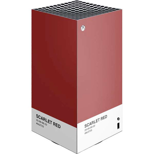 Scarlet Red XBox Series X Digital Edition Console Skin