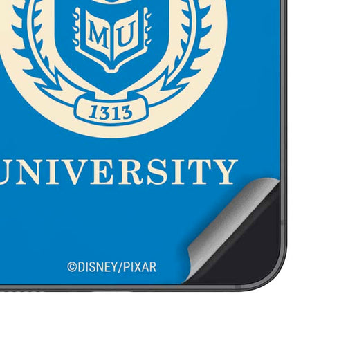 Disney Monsters University School’s Emblem Galaxy S25 Plus Skin