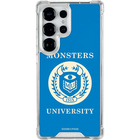Disney Monsters University School’s Emblem Galaxy S26 Ultra Clear Case