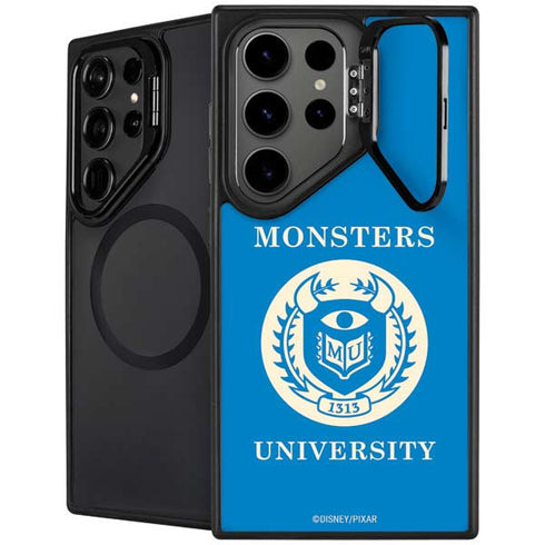 Disney Monsters University School’s Emblem Galaxy S26 Ultra Kickstand Case