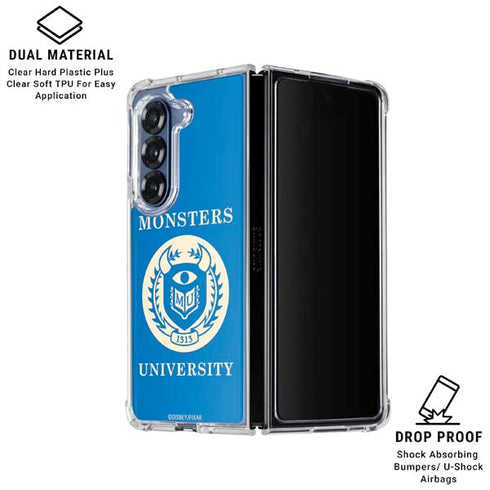 Disney Monsters University School’s Emblem Galaxy Z Fold6 Clear Case