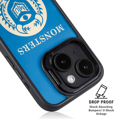 Disney Monsters University School’s Emblem iPhone 14 Plus Kickstand Case