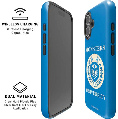 Disney Monsters University School’s Emblem iPhone 16 Magsafe Impact Case