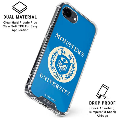 Disney Monsters University School’s Emblem iPhone 16e Clear Case