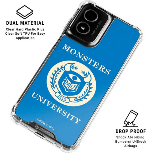 Disney Monsters University School’s Emblem Moto G Power 5G (2024) Clear Case