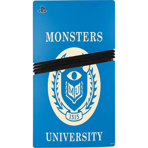 Disney Monsters University School’s Emblem PS5 Pro Console Skin