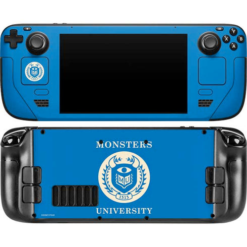 Disney Monsters University School’s Emblem Steam Deck Handheld Gaming Computer Skin