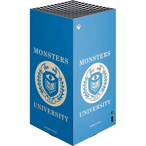 Disney Monsters University School’s Emblem XBox Series X Digital Edition Console Skin