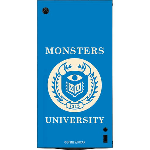Disney Monsters University School’s Emblem XBox Series X Digital Edition Console Skin