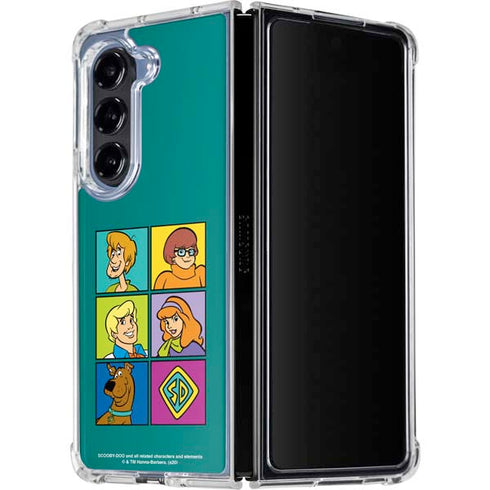 Scooby Doo Scooby-Doo Crew Galaxy Z Fold5 5G Clear Case