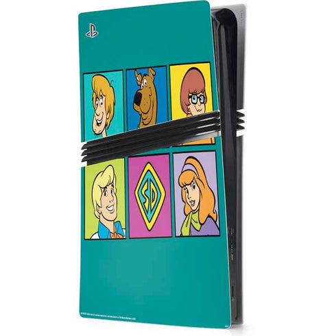 Scooby Doo Scooby-Doo Crew PS5 Pro Console Skin