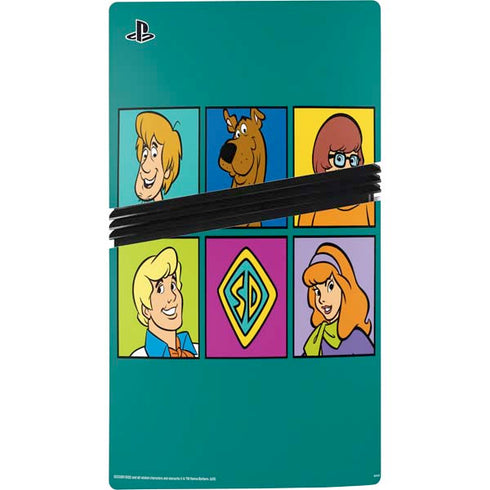 Scooby Doo Scooby-Doo Crew PS5 Pro Disk Console Skin