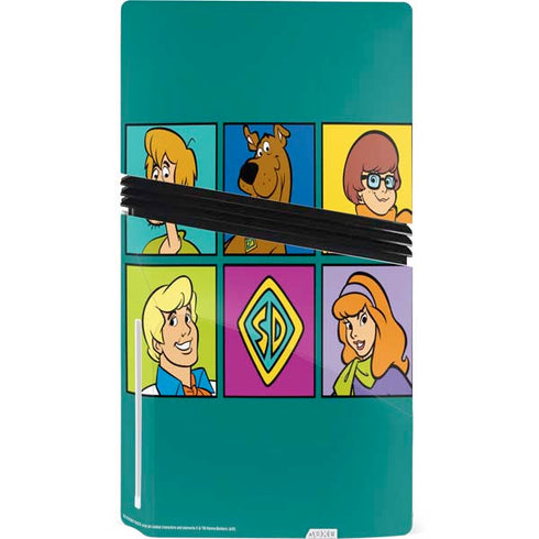 Scooby Doo Scooby-Doo Crew PS5 Pro Disk Console Skin
