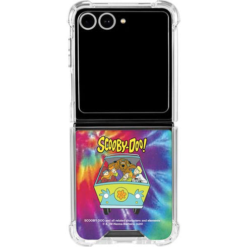 Scooby Doo Scooby-Doo Tie Dye Galaxy Z Flip7 Clear Case