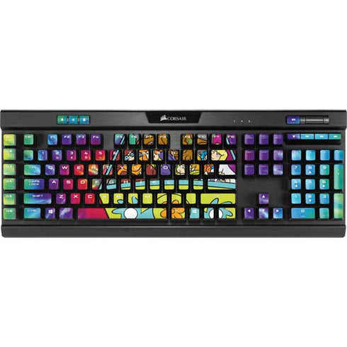Scooby Doo Scooby-Doo Tie Dye K95 RGB PLATINUM Mechanical Gaming Keyboard Skin