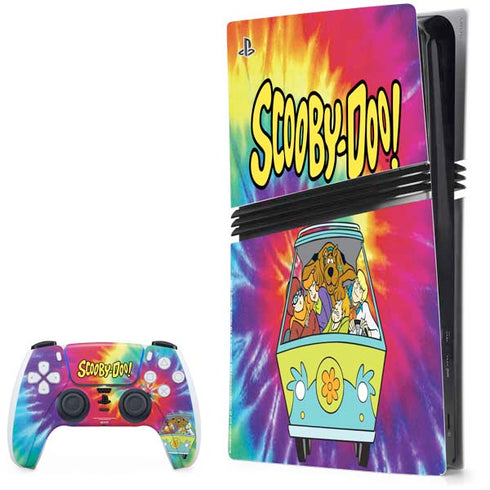 Scooby Doo Scooby-Doo Tie Dye PS5 Pro Bundle Skin