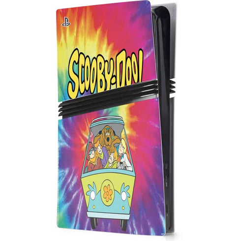 Scooby Doo Scooby-Doo Tie Dye PS5 Pro Console Skin