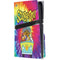 Scooby Doo Scooby-Doo Tie Dye PS5 Pro Disk Console Skin