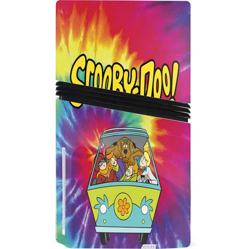 Scooby Doo Scooby-Doo Tie Dye PS5 Pro Disk Console Skin