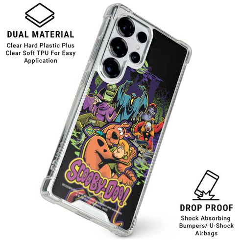 Scooby Doo vs Monsters Galaxy S26 Ultra Clear Case