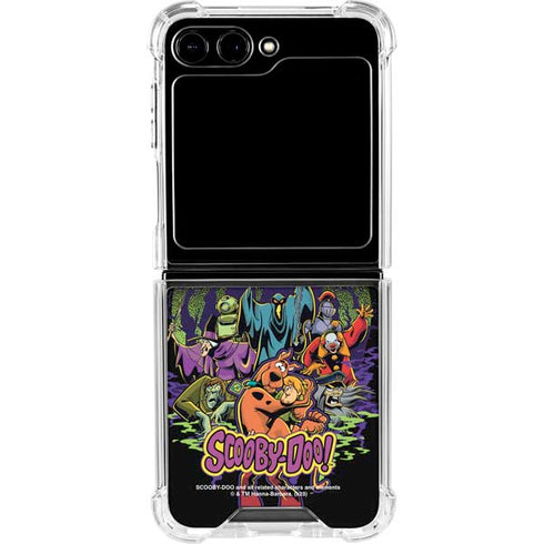 Scooby Doo vs Monsters Galaxy Z Flip6 Clear Case