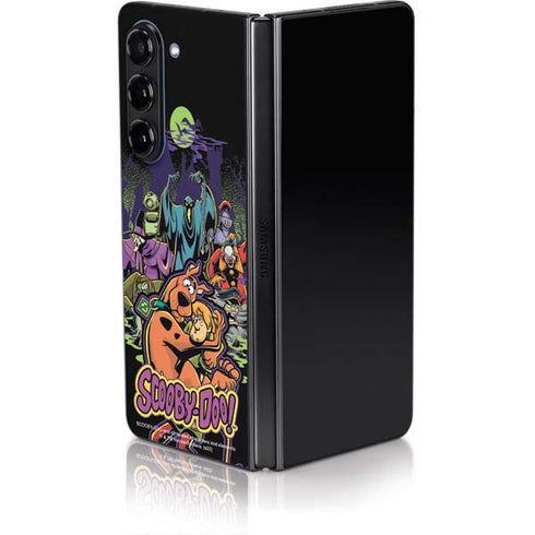 Scooby Doo vs Monsters Galaxy Z Fold5 5G Skin