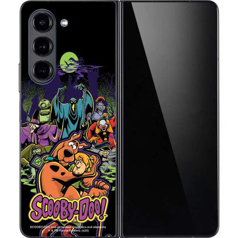 Scooby Doo vs Monsters Galaxy Z Fold5 5G Skin