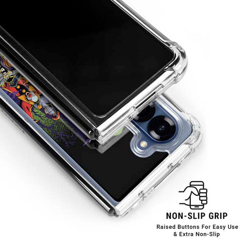 Scooby Doo vs Monsters Galaxy Z Fold7 Clear Case