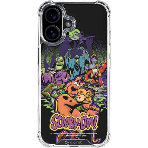 Scooby Doo vs Monsters iPhone 16 Plus Clear Case