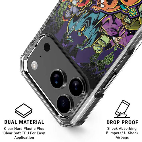 Scooby Doo vs Monsters iPhone 17 Pro Clear Case