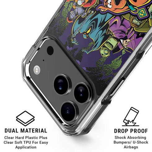 Scooby Doo vs Monsters iPhone 18 Pro Clear Case