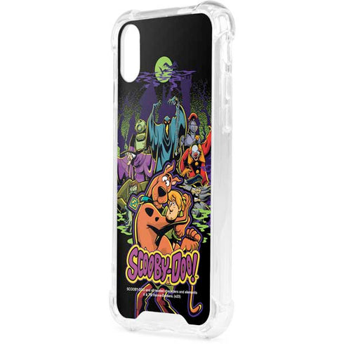 Scooby Doo vs Monsters iPhone XS Clear Case