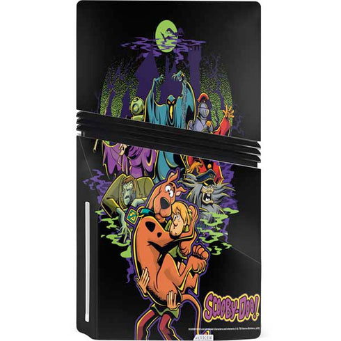 Scooby Doo vs Monsters PS5 Pro Disk Console Skin