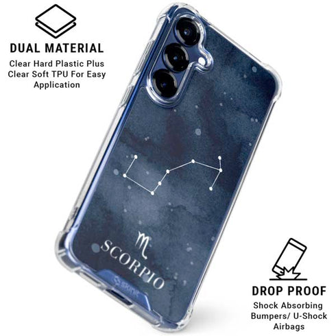 Scorpio Constellation Galaxy S25 Clear Case
