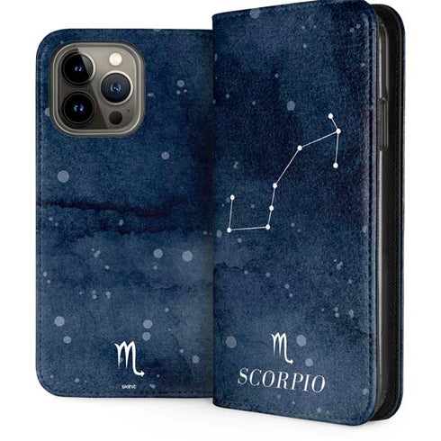Scorpio Constellation iPhone 13 Pro Max Folio Case