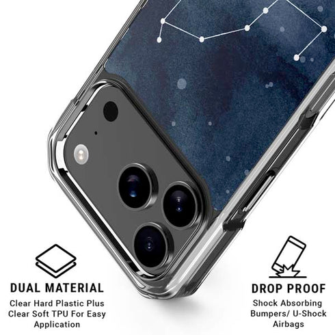 Scorpio Constellation iPhone 18 Pro Clear Case
