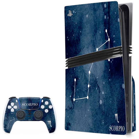 Scorpio Constellation PS5 Pro Disk Bundle Skin