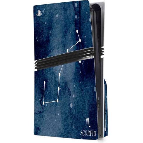 Scorpio Constellation PS5 Pro Disk Console Skin