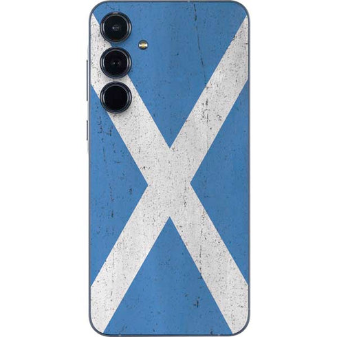 Scotland Flag Distressed Galaxy A36 5G Skin