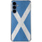 Scotland Flag Distressed Galaxy A55 5G Clear Case