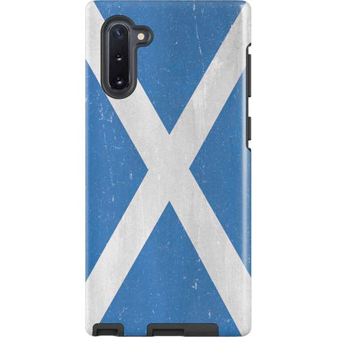 Scotland Flag Distressed Galaxy Cases