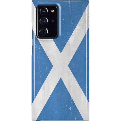 Scotland Flag Distressed Galaxy Cases