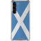Scotland Flag Distressed Galaxy S24 FE Clear Case
