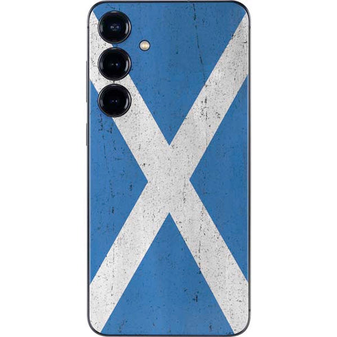 Scotland Flag Distressed Galaxy S24 Skin